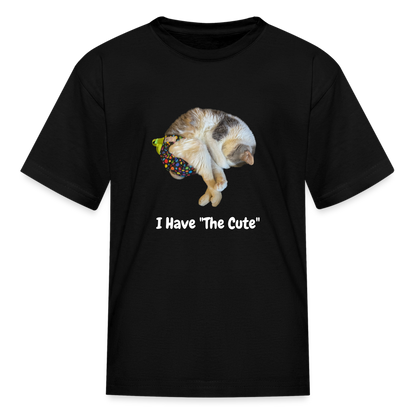 "I Have "The Cute" Tito-T for Hooman Kids - black