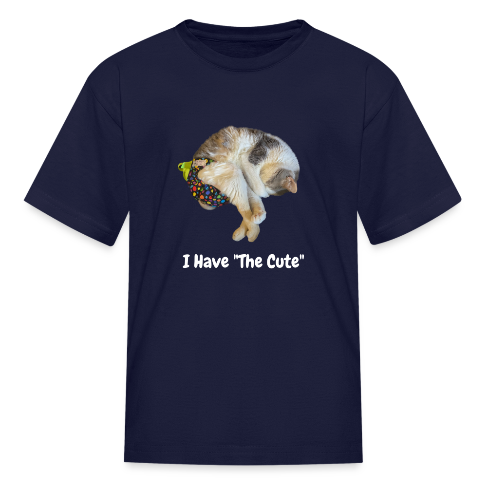 "I Have "The Cute" Tito-T for Hooman Kids - navy