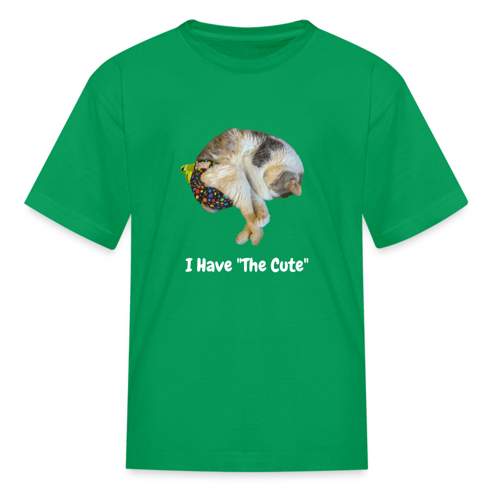 "I Have "The Cute" Tito-T for Hooman Kids - kelly green