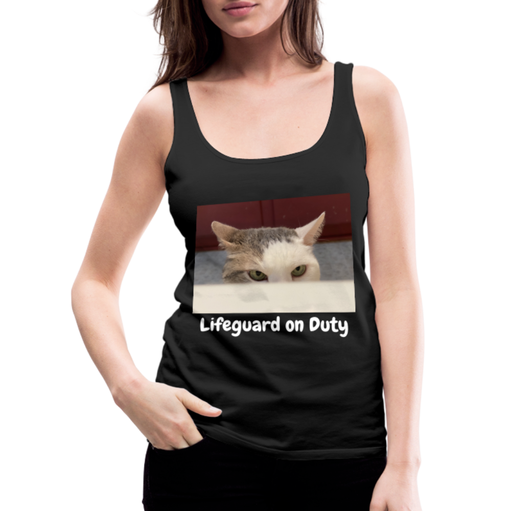 "Lifeguard on Duty" Women’s Tank Top - black