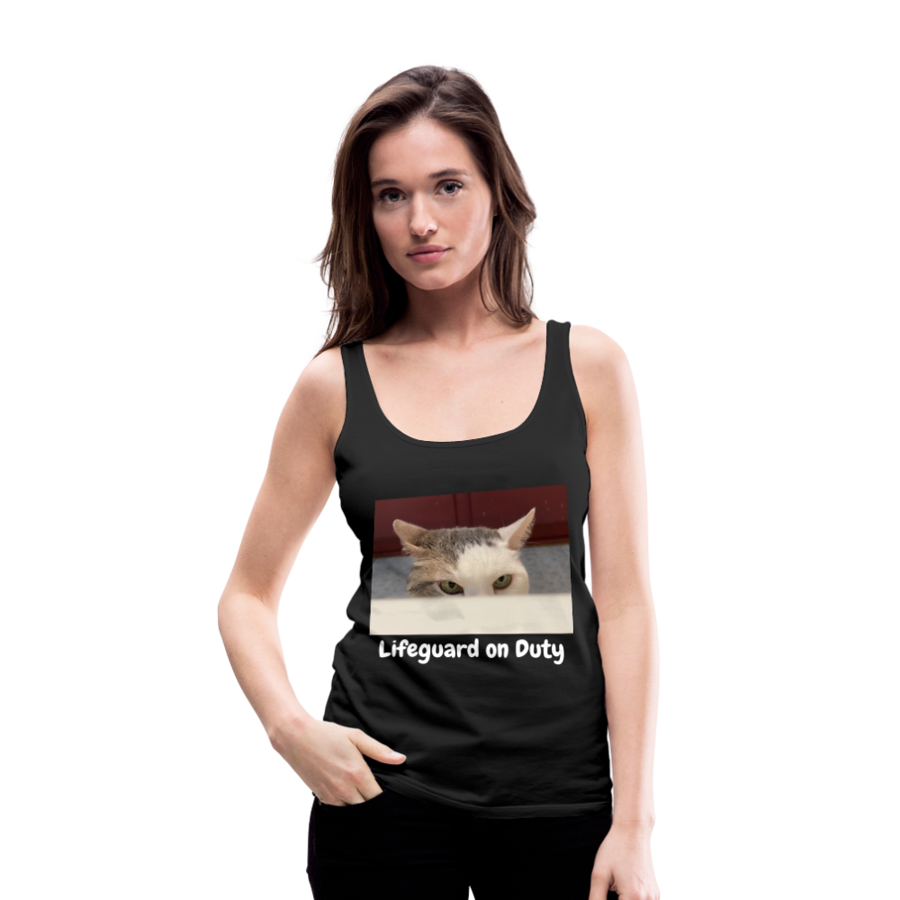 "Lifeguard on Duty" Women’s Tank Top - black