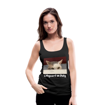 "Lifeguard on Duty" Women’s Tank Top - black