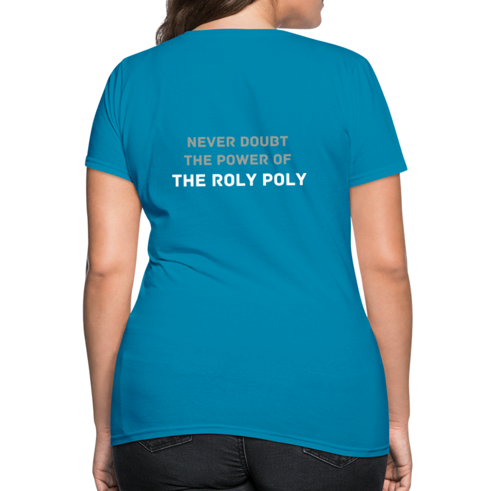 Roly Poly Women's T - turquoise