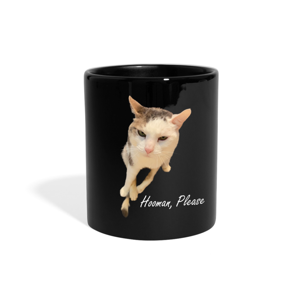 "Hooman, Please" Mug - black