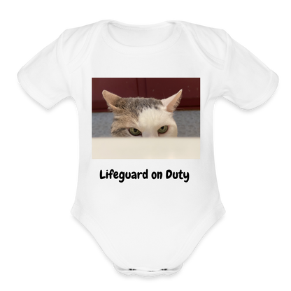 Lifeguard Baby Tito Onesie - white