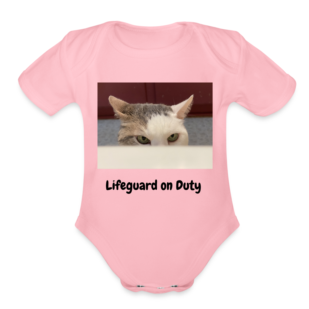 Lifeguard Baby Tito Onesie - light pink