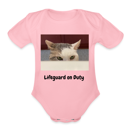 Lifeguard Baby Tito Onesie - light pink