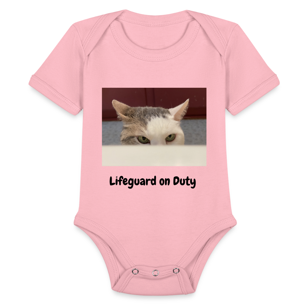 Lifeguard Baby Tito Onesie - light pink