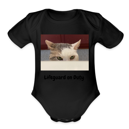 Lifeguard Baby Tito Onesie - black