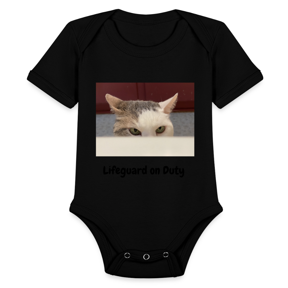 Lifeguard Baby Tito Onesie - black