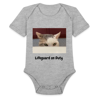 Lifeguard Baby Tito Onesie - heather grey