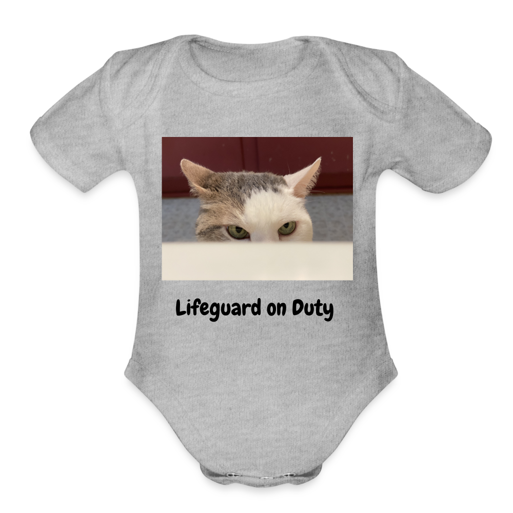 Lifeguard Baby Tito Onesie - heather grey
