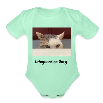 Lifeguard Baby Tito Onesie - light mint