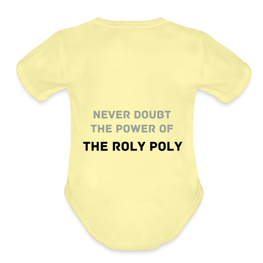 Baby Roly Poly Tito Onesie - washed yellow