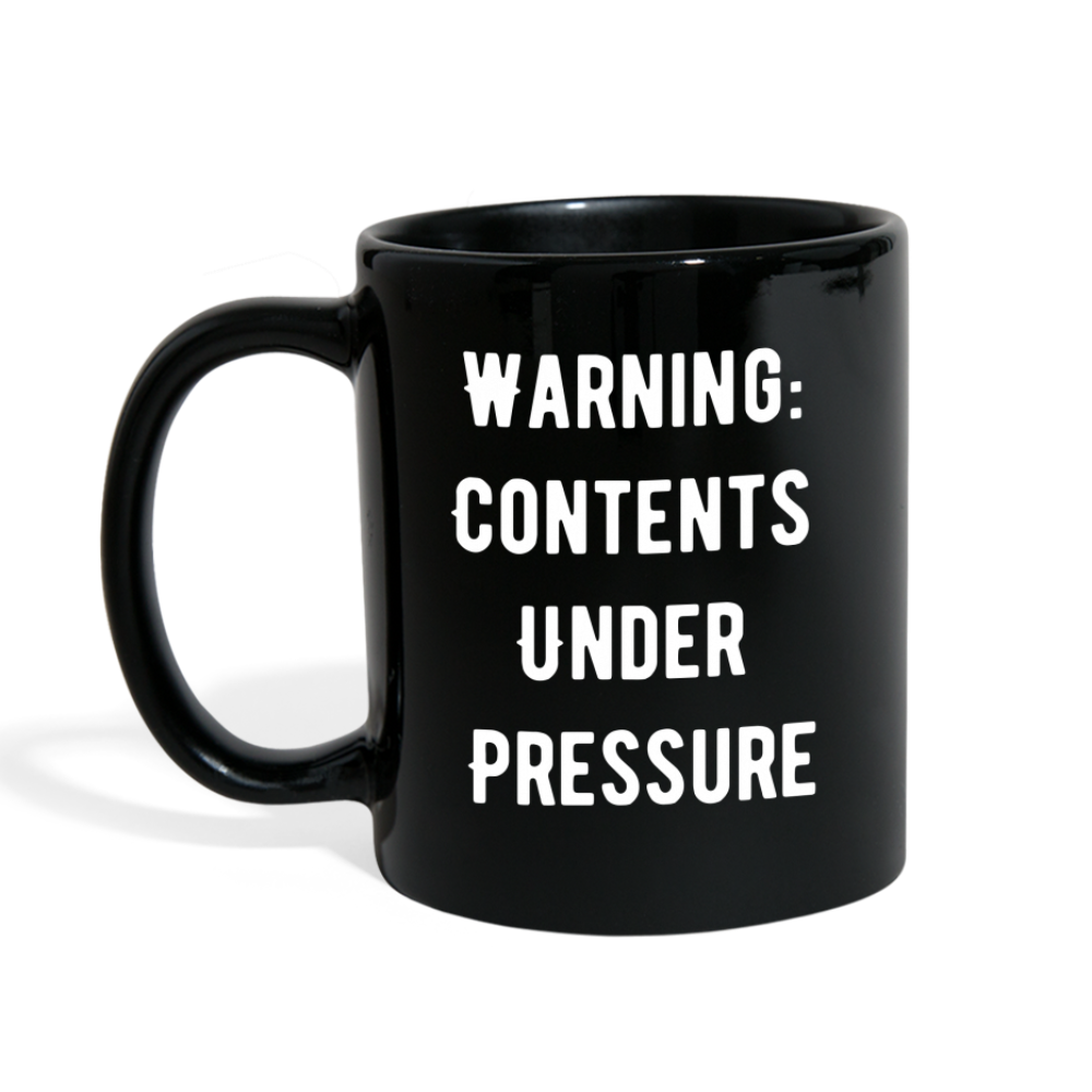 Enzo "Contents Under Pressure" Mug - black