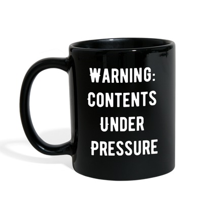 Enzo "Contents Under Pressure" Mug - black
